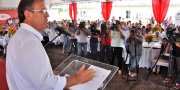 DuranteÂ inauguraÃ§Ã£o de empreendimento frigorÃ­fico em AraguaÃ­na, Governador Marcelo Miranda reforÃ§ou a polÃ­tica do Governo para atrair investidores